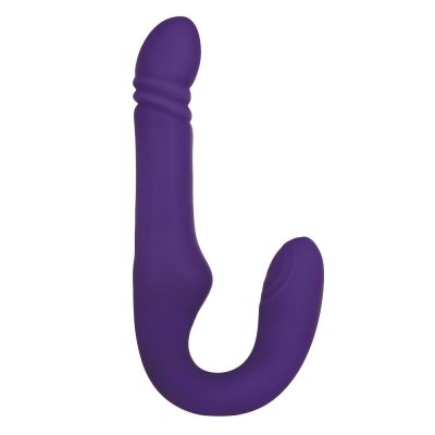 Adam & Eve Eve's Ultimate Thrusting Strapless Strap-On In Purple
