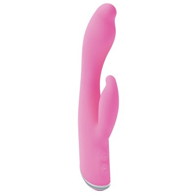 Adam & Eve G-Gasm Silicone Rabbit Style Vibrator In Pink