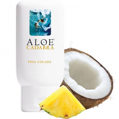 Aloe Cadabra Organic Lubricant In Pina Colada Flavor 2.5 Oz