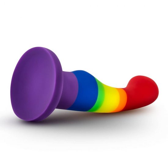Avant Pride P1 Freedom Silicone Dildo with Suction Cup Rainbow