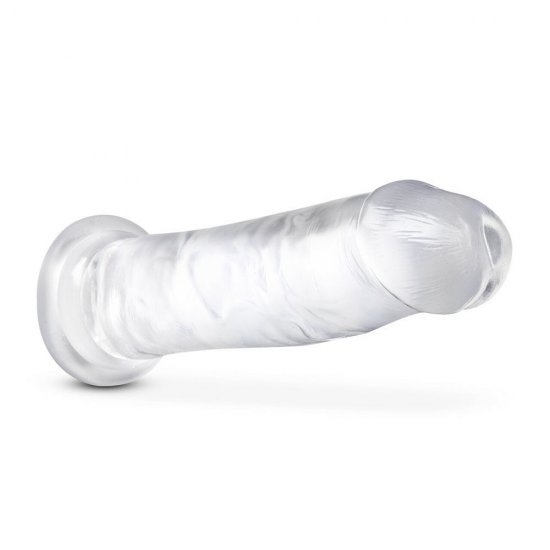 B Yours Plus Thrill N Drill 9in Harness Compatible Dildo Clear