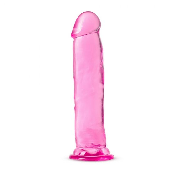 B Yours Plus Thrill N Drill 9 inch Harness Compatible Dildo Pink