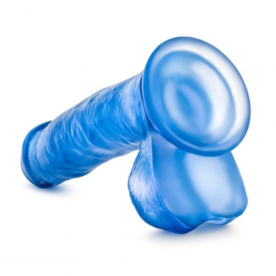 B Yours Sweet N Hard #1 Realistic 7 inch Dildo In Blue