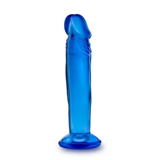 B Yours Sweet N' Small 6 inch Dildo with Suction Cup In Blue