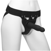 Body Extensions BE Aroused Vibrating Harness Hollow Strap-On Set