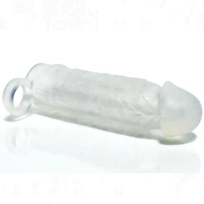Boneyard 3X Stretch Silicone Meaty Cock Extender In Clear