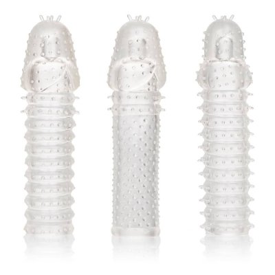 Calexotics 3 Piece Penis Extension Kit In Clear