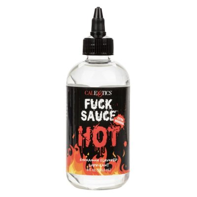 CalExotics Fuck Sauce Hot Warming Cinnamon Flavored Lube In 8 Oz