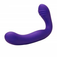 Her Royal Harness Love Rider Vibrating Strapless Strap-On Purple
