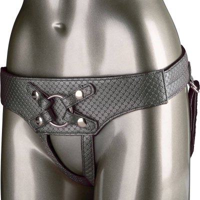 Calexotics Her Royal Harness The Regal Empress In Pewter