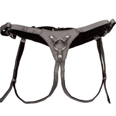 Calexotics Her Royal Harness The Regal Queen In Pewter