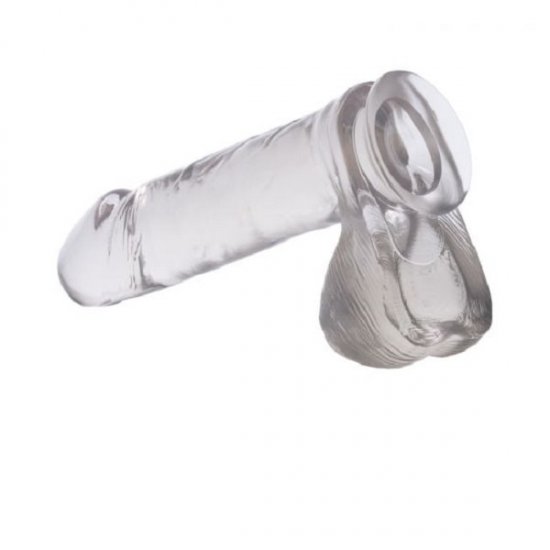 CalExotics Jelly Royale 6 inch Realistic Dildo In Clear
