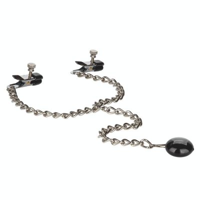 Calexotics Nipple Play Weighted Disc Nipple Clamps In Silver