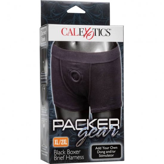 CalExotics Packer Gear Boxer Brief Harness XL/2XL In Black