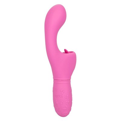 Calexotics Rechargeable Butterfly Kiss Flicker Tongue Vibe Pink