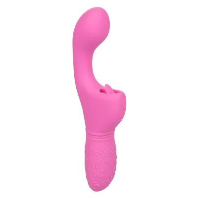 Calexotics Rechargeable Butterfly Kiss Flicker Tongue Vibe Pink