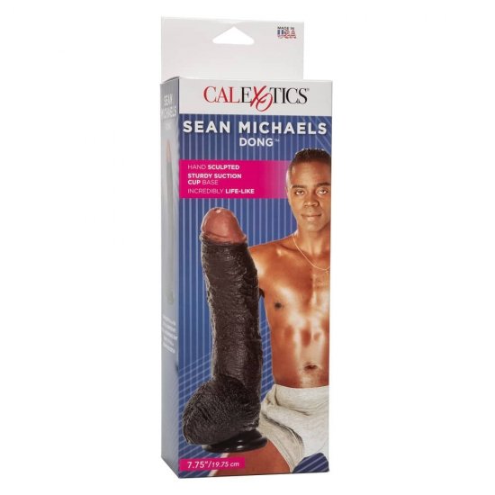 CalExotics Sean Michaels Replica Dong with Suction Cup Brown