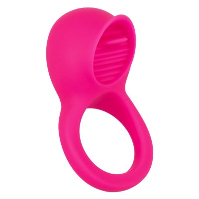 Calexotics Silicone Rechargeable Teasing Tongue Cock Ring