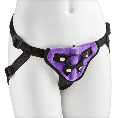 Cloud 9 Pro Sensual Strap-On Harness Kit W/Bullet Vibe In Purple