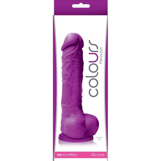 Colours Pleasures 5 inch Silicone Dildo In Purple