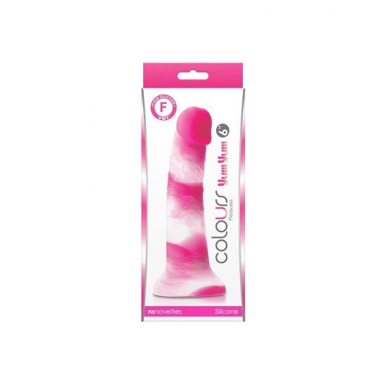 Colours Pleasures Yum Yum 6 inch Silicone Dildo In Pink