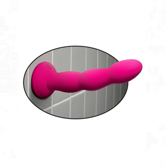 Dillio 6 inch Twister Dildo with Suction Cup In Pink