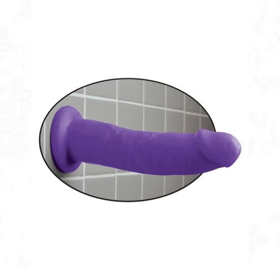 Dillio 9 inch Dildo with Suction Cup In Purple