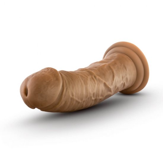 Dr. Skin 8 inch Cock with Suction Cup In Mocha