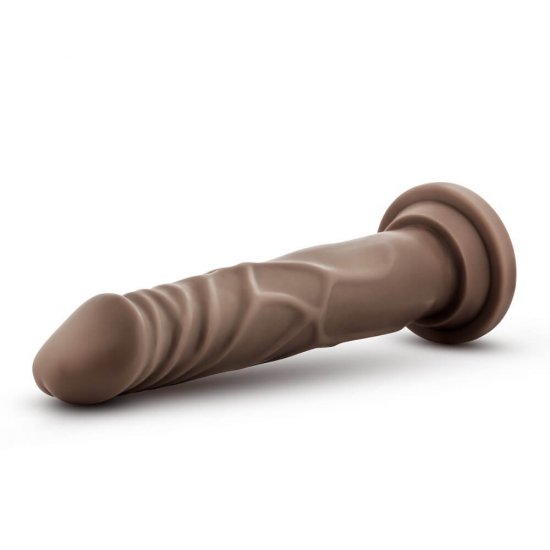 Dr Skin Basic Realistic 7.5 inch Cock with Suction Cup Chocolate