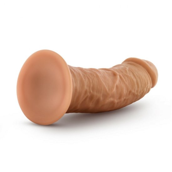 Dr Skin Glide 8" Self Lubricating Dildo with Suction Cup Mocha
