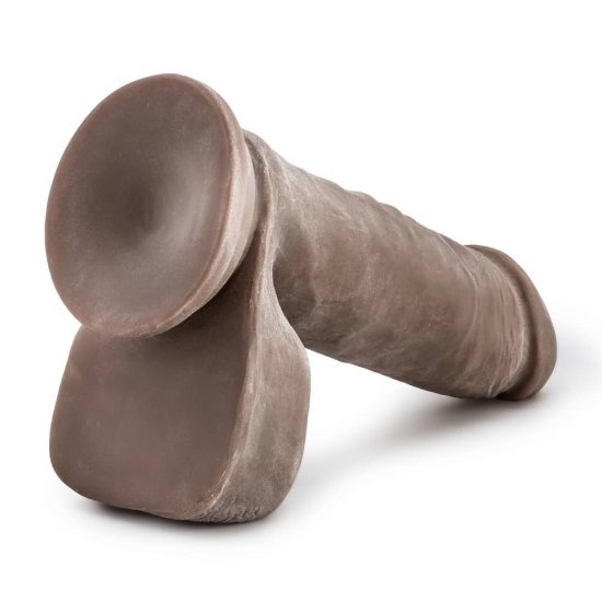 Dr. Skin Mr. Magic 9" Realistic Dildo with Balls In Chocolate