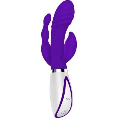 Evolved Disco Triple Play Rechargeable Rabbit Style Vibrator