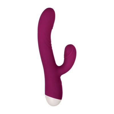 Evolved Double Tap Silicone Rechargeable Rabbit Style Vibrator