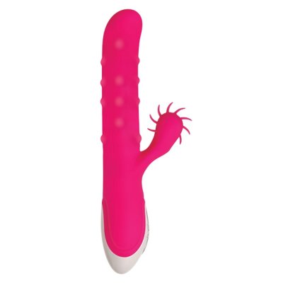 Evolved Love Spun Silicone Rechargeable Rabbit Style Vibrator