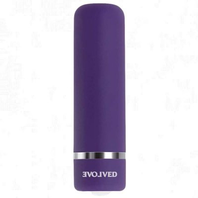 Evolved Purple Passion Rechargeable Waterproof Bullet Vibrator