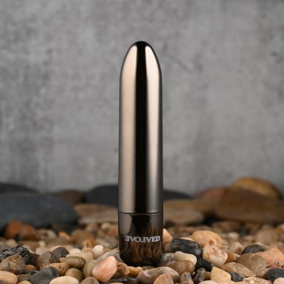Evolved Real Simple Rechargeable Bullet Vibrator In Black