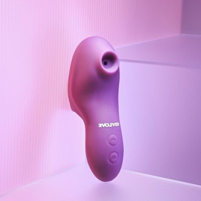 Evolved Sucker For You Sucking & Vibrating Finger Vibe In Purple
