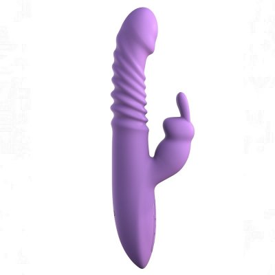 Fantasy For Her Her Thrusting Silicone Rabbit Vibrator In Purple