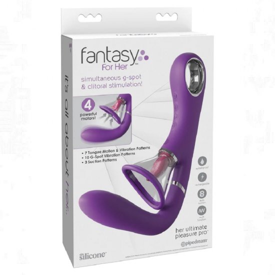 Fantasy For Her Her Ultimate Pleasure Pro Oral & G-Spot Vibe