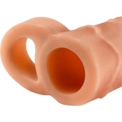 Fantasy X-tensions Perfect 7" Penis Extension w/Ball Strap Flesh