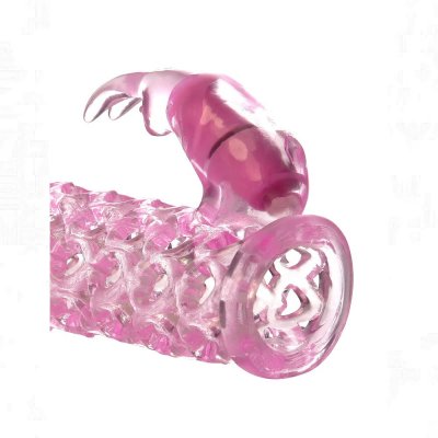 Fantasy X-tensions Vibrating Couples Penis Extension Cage Pink