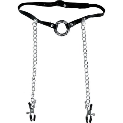 Fetish Fantasy Series Limited Edition O-Ring Gag & Nipple Clamps