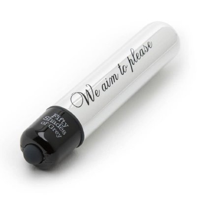 Fifty Shades of Grey We Aim to Please Bullet Vibrator In Silver