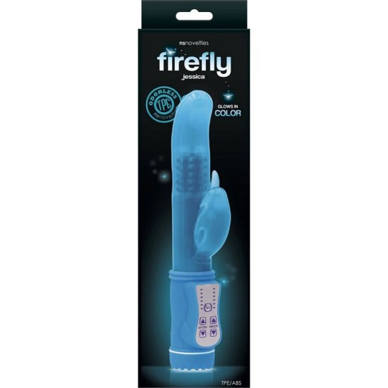 Firefly Jessica Glow In The Dark Rotating Rabbit Style Vibe Blue
