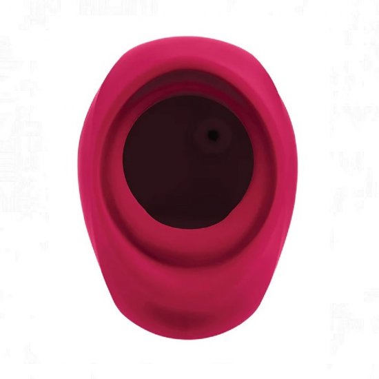 Gender X Body Kisses Vibrating Suction Massager In Red/Black