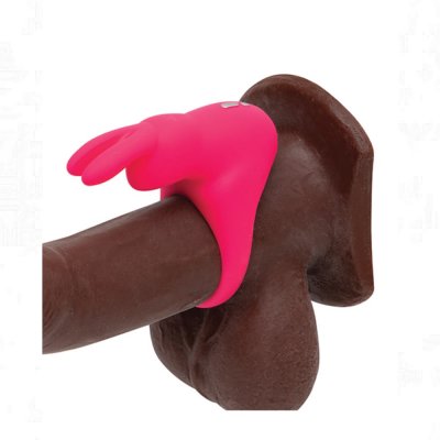 Happy Rabbit Rechargeable Vibrating Rabbit Cock Ring In Pink