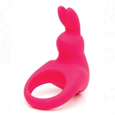 Happy Rabbit Rechargeable Vibrating Rabbit Cock Ring In Pink