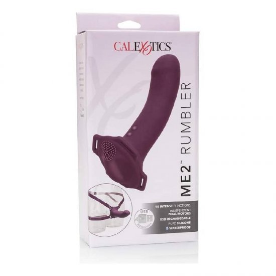 Calexotics Her Royal Harness Me2 Rumble Rechargeable Strap-On