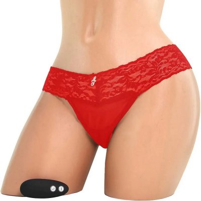 Hustler Wireless Remote Control Vibrating Panties In M/L Red