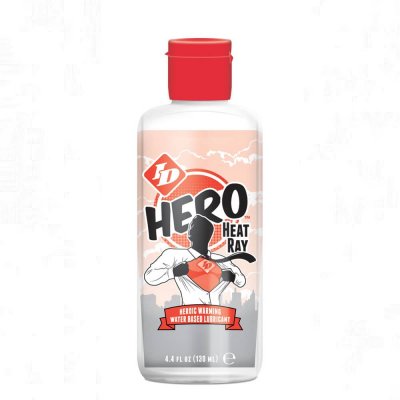ID Hero Heat Ray Warming Water Based Personal Lubricant 4.4 Oz